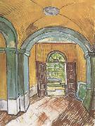 Vincent Van Gogh The Entrance Hall of Saint-Paul Hospital (nn04) USA oil painting artist